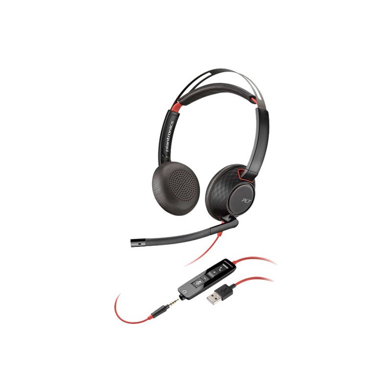 AURICULAR POLY BLACKWIRE 5220 USB A