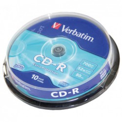 BOBINA 10 CD-R VERBATIM 52X...