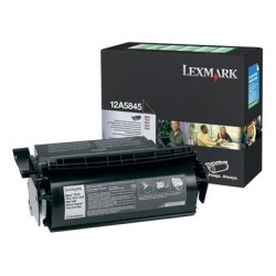 TÓNER ORIGINAL NEGRO ALTO RENDIMIENTO LEXMARK 12A5845