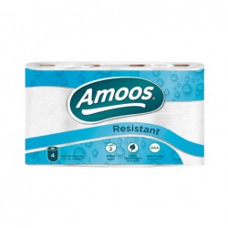 PACK 4 ROLLOS PAPEL DE COCINA AMOOS RESISTANT