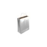 BOLSA DE PAPEL PARA REGALOS BISMARK KRAFT PLATA XS 18X8X24CM