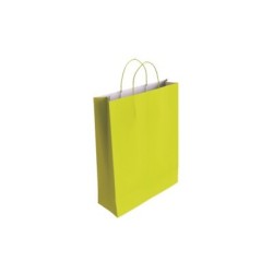 BOLSA DE PAPEL PARA REGALOS BISMARK PISTACHO S 24X10X32CM