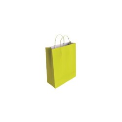 BOLSA DE PAPEL PARA REGALOS BISMARK PISTACHO XS 18X8X24CM