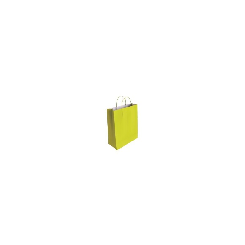 BOLSA DE PAPEL PARA REGALOS BISMARK PISTACHO XS 18X8X24CM