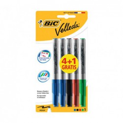 BLÍSTER 4 ROTULADORES BIC VELLEDA 1741