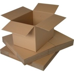 CAJA EMBALAJE AJUSTABLE 350X250X250MM KRAFT OLEF