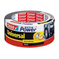 CINTA TESA EXTRA POWER 25M NEGRO