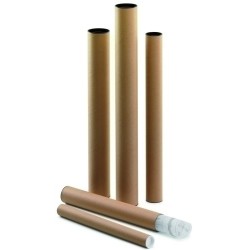 TUBO ENVÍO CARTÓN KRAFT 750X80MM FAIBO