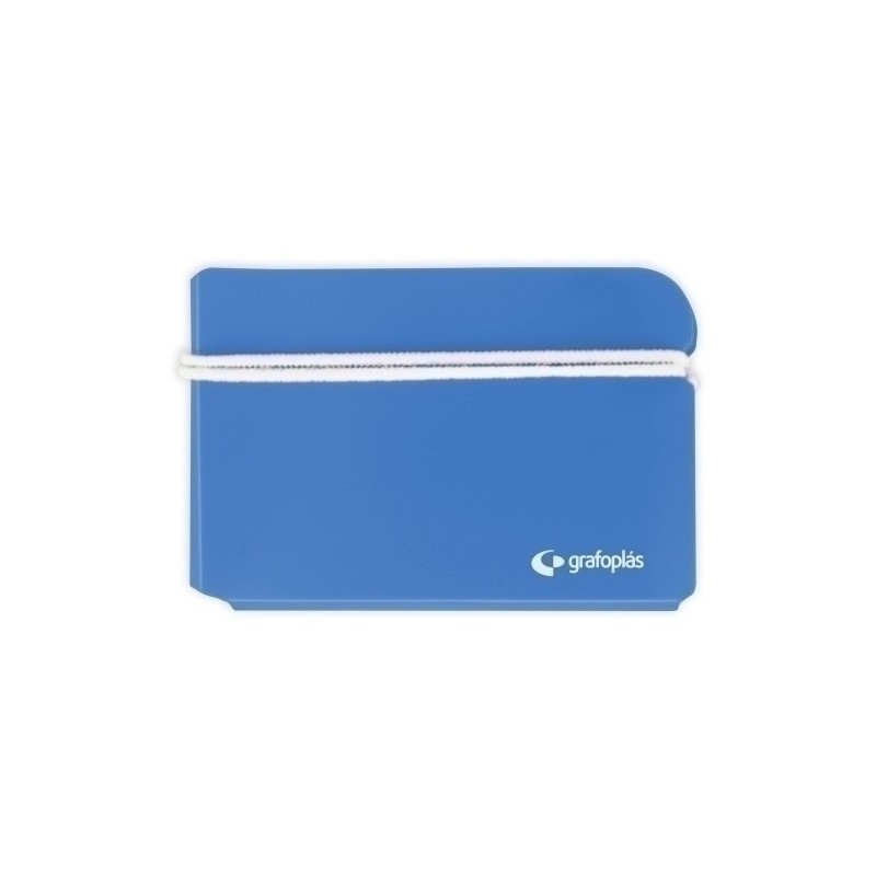 ESTUCHE PORTA MASCARILLA POLIPROPILENO GRAFOPLAS AZUL