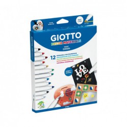 ESTUCHE 12 ROTULADORES GIOTTO DECOR MATERIALS