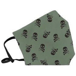 MASCARILLA REUTILIZABLE SKULL KAKI