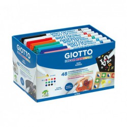 SCHOOLPACK 48 ROTULADORES GIOTTO DECOR MATERIALS