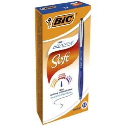 BOLÍGRAFO BIC ATLANTIS SOFT AZUL 9021322