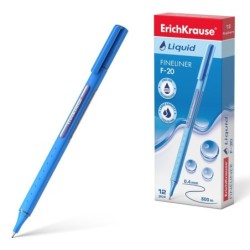 BOLÍGRAFO FINELINER LIQUID F-20 AZUL ERICHKRAUSE 47969