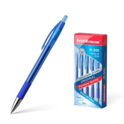 BOLÍGRAFO GEL AZUL AUTOMÁTICO ERICHKRAUSE R-301 MATIC&GRIP 46814