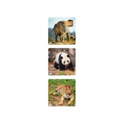 SET 3 PUZZLES PROGRESIVOS MINILAND ANIMALES