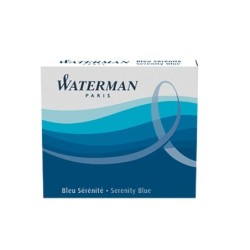 RECAMBIO DE BOLÍGRAFO AZUL WATERMAN PACK 6