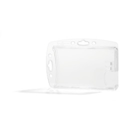 IDENTIFICADOR TRANSPARENTE DOBLE TARJETAS DURABLE