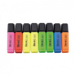 ESTUCHE 8 MARCADORES FLUORESCENTE A-SERIES