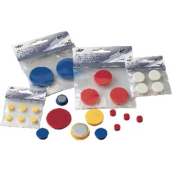 IMANES AMARILLOS 10 MM PACK 6 FAIBO