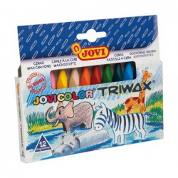 CAJA 12 CERAS JOVI TRIWAX SURTIDO