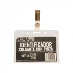 IDENTIFICADOR APAISADO OFFICE BOX CON PINZA