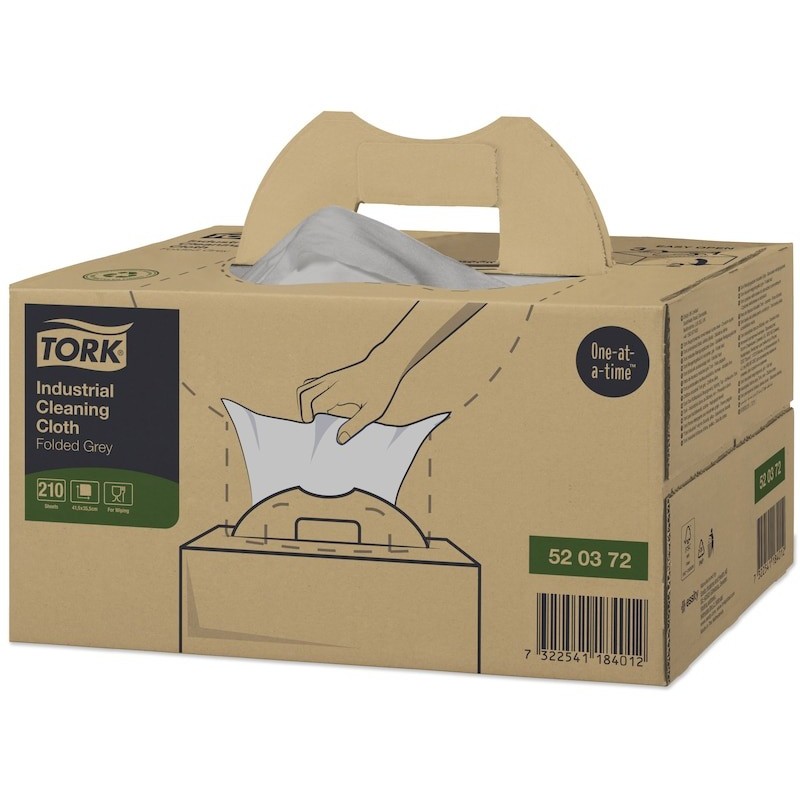 TRAPO PAPEL GRIS 210 PIEZAS TORK