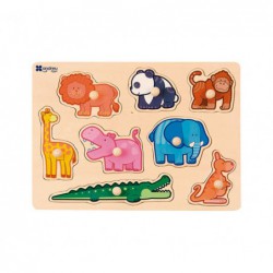 PUZZLE 8 PIEZAS ANDREU TOYS: JUNGLE ANIMALS