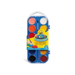 ACUARELAS CARIOCA 12 COLORES + PALETA