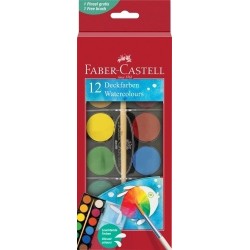 ACUARELAS FABER-CASTELL ESTUCHE 12 PACK 6