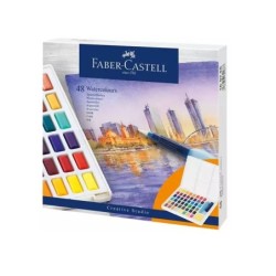 ESTUCHE ACUARELAS FABER-CASTELL CREATIVE STUDIO 48 COLORES
