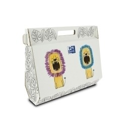 KIT KIDS1 BLOCS DIBUJO ACUARELA TEMPERA ESTUCHE OXFORD