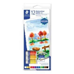 SET STAEDTLER ACUARELAS TUBOS 12 COLORES X 12ML
