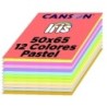 CARTULINA IRIS 50X65 CM 185G PACK 120 COLORES PASTEL CANSON