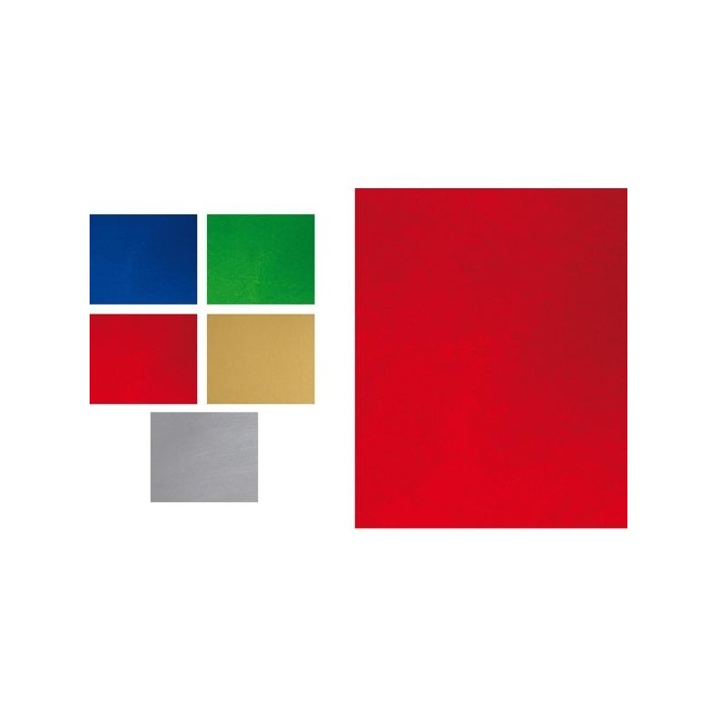 CARTULINA METALIZADA VERDE 50X65 CM PACK 10 GRAFOPLAS