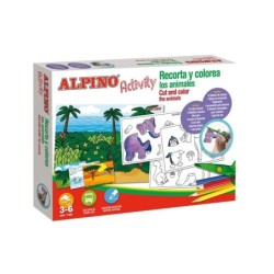 LIBRO PARA COLOREAR ALPINO ACTIVITY RECORTA Y COLOREA