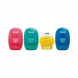 GOMA DE BORRAR MILAN ERASER & BRUSH CAPSULE