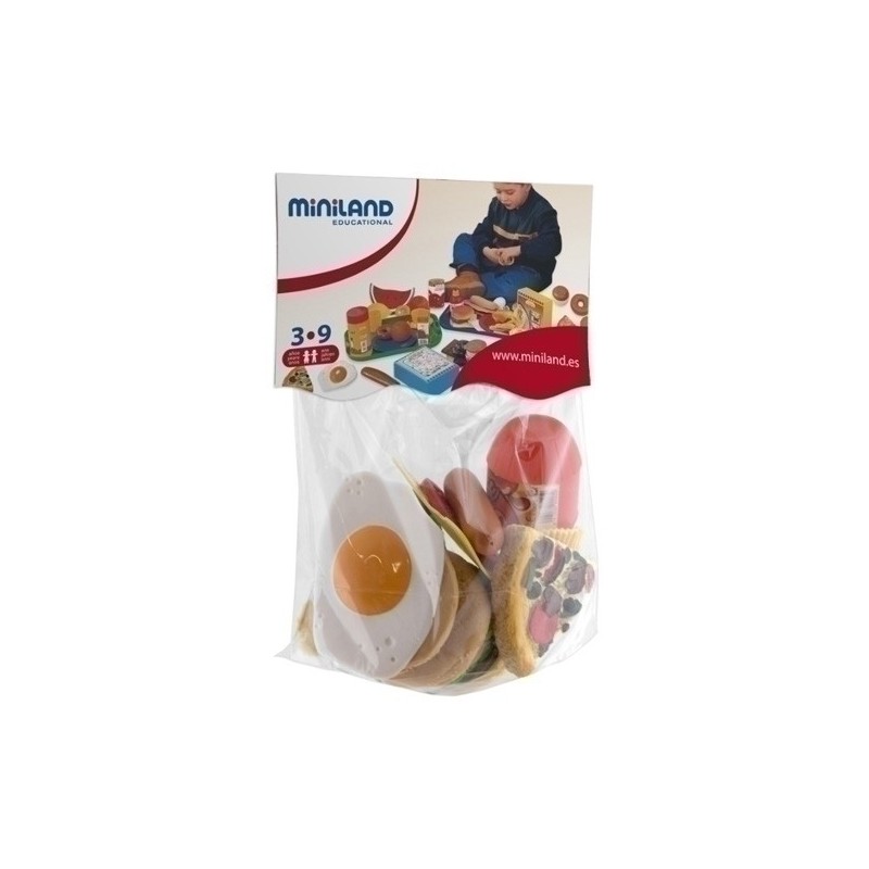 BOLSA MINILAND 19 PIEZAS COMIDA RÁPIDA