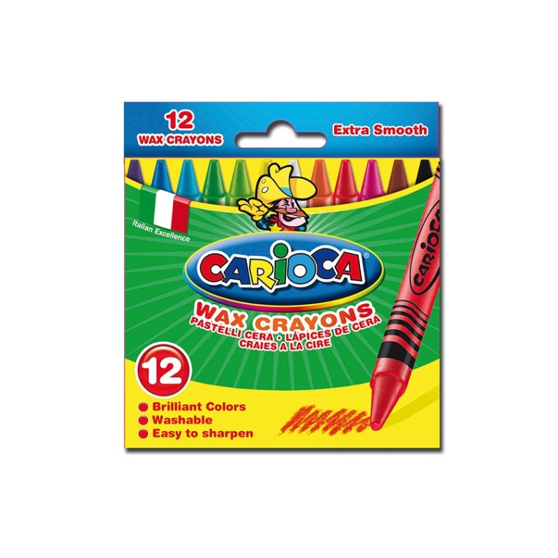 ESTUCHE 12 CERAS PASTEL CARIOCA