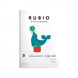 PACK 10 CUADERNOS RUBIO EDUCACIÓN INFANTIL PR5