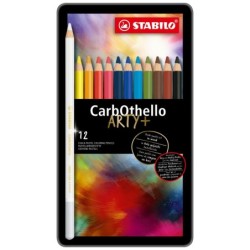 ESTUCHE 12 LÁPICES DE COLORES STABILO CARBOTHELLO