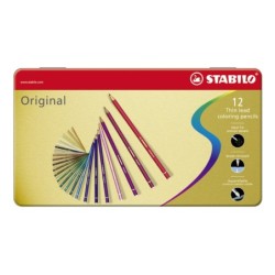 ESTUCHE 12 LÁPICES DE COLORES STABILO ORIGINAL