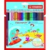 ESTUCHE 24 LÁPICES ACUARELABLES STABILO AQUACOLOR