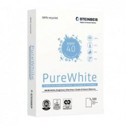 CAJA 5 PAQUETES 500h PAPEL STEINBEIS PUREWHITE A4