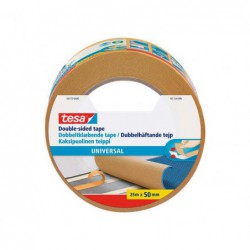 CINTA ADHESIVA TESA DOBLE CARA UNIVERSAL 25m x 50mm