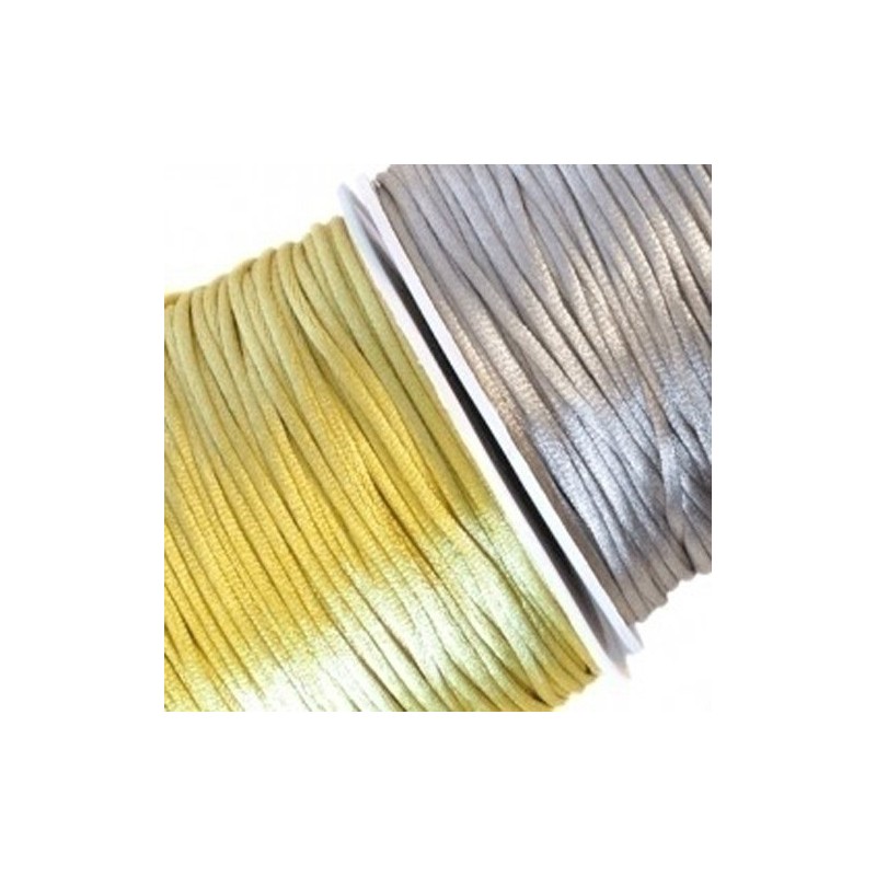 CINTA REGALO CORDÓN PLATA 100M