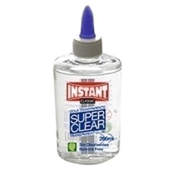 COLA SUPERCLEAR TRANSPARENTE 266 INSTANT PACK 6