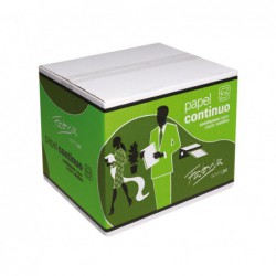 CAJA 2500h PAPEL CONTINUO FABRISA 24x11" 2 TREPADOS