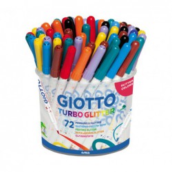 BOTE 72 ROTULADORES GIOTTO TURBO GLITTER