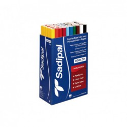 EXPOSITOR 50 ROLLOS PAPEL CHAROL SADIPAL 0,5x2m